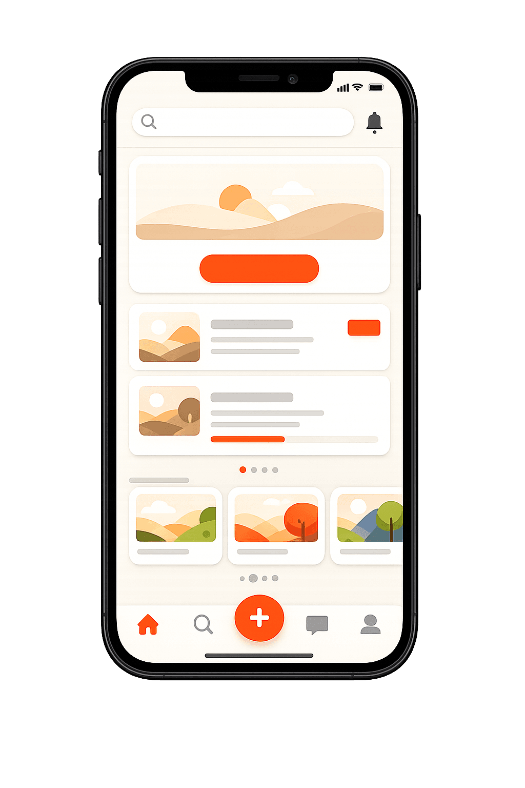 Mobile Development service illustration